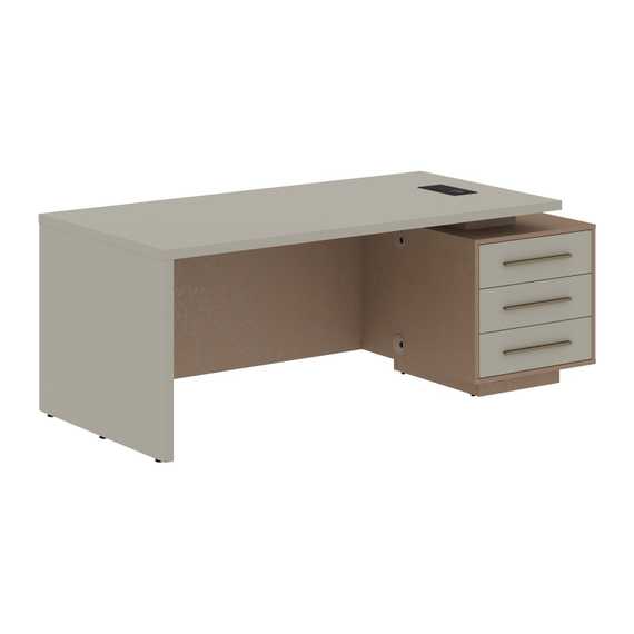 Стол руководителя с тумбой VCT 2090(R)  2000х900х750 VELION