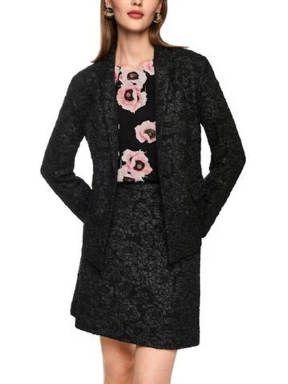 Marc Cain Блейзер с цветочным узором из жаккардовой ткани