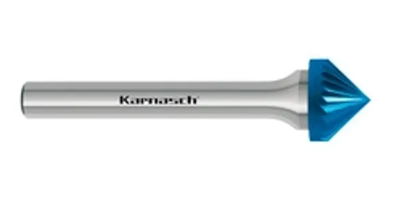 Борфреза твердосплавная Karnasch форма A, 6х18х6х50 мм, насечка HP-6, покрытие Blue-Tec, арт. 11.5004-065