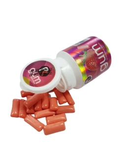 Жевательная резинка в банке с Клубничным вкусом 40 г * 2 шт