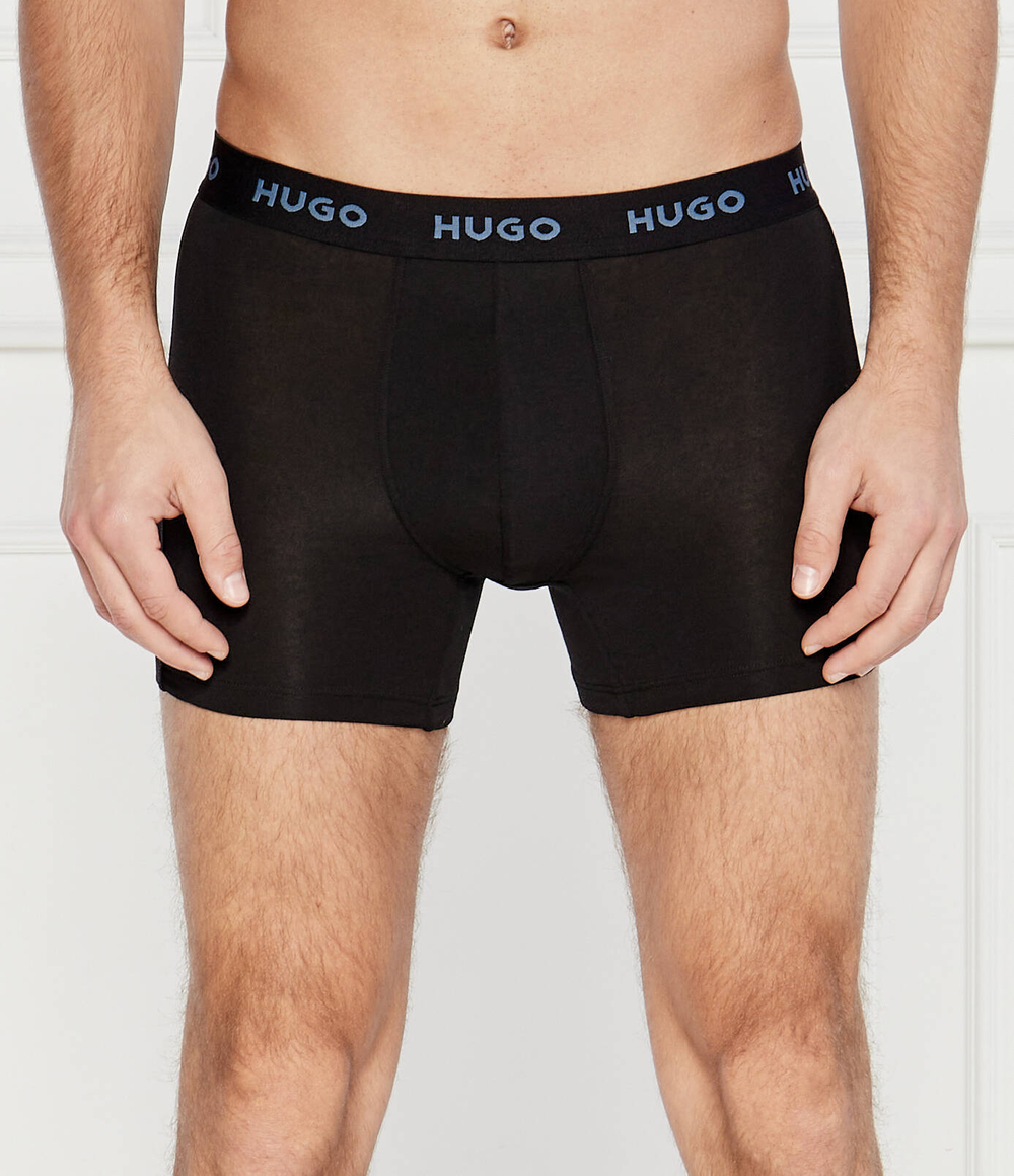 Трусики-боксеры 3шт. Hugo Bodywear - черный(50517886)