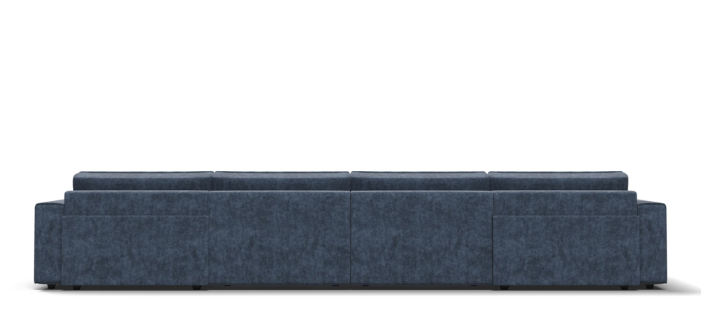 П-образный диван BOSS SOFT MODOOL Велюр Royal топаз