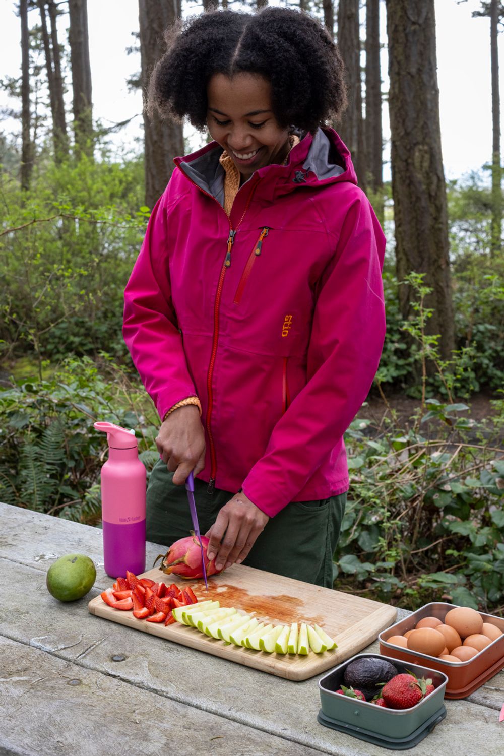 Термобутылка Klean Kanteen Rise Vac Classic Flip Sport 16oz (473 мл) Pink Lemonade Kaleidoscope