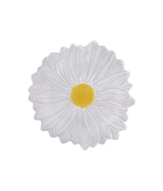 Тарелка десертная Maria Flor белая с ромашкой (21.5 см)