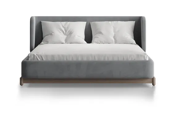 Кровать Basic спальное место 140*200 см (серый, антивандальная)