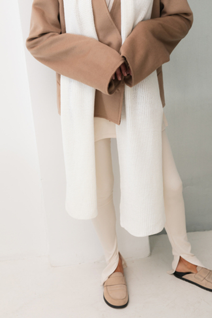 Шарф maxi (молочный)