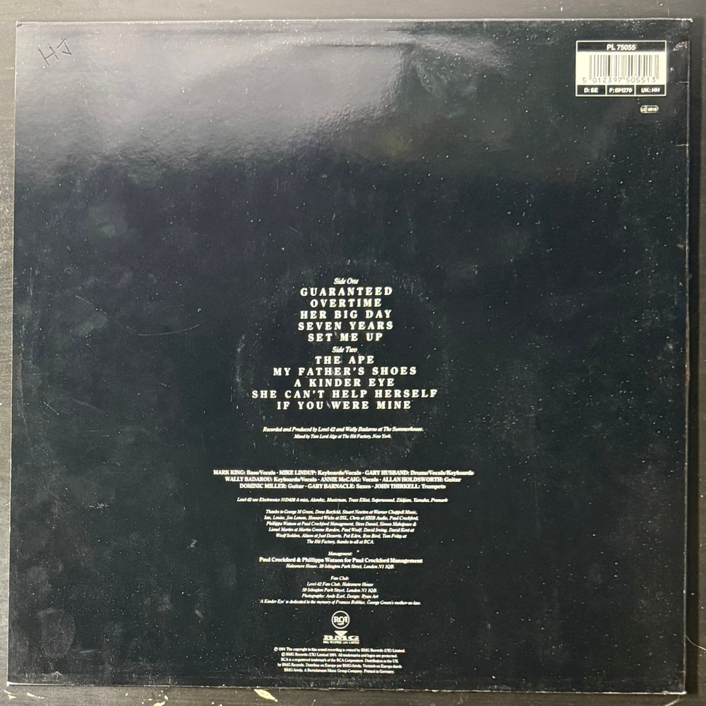 Level 42 ‎– Guaranteed (Европа 1991г.)