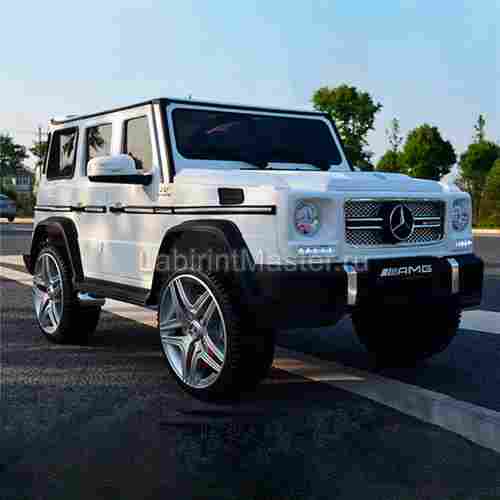 Детский электромобиль "Mercedes-Benz AMG-G 65" белый