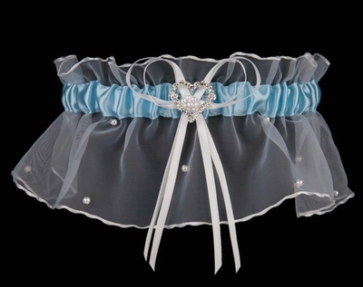 Подвязка на ногу Sevilla (Размер: S-M-L) (Цвет: голубой)