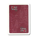 Карты PokerStars красные - рубашка