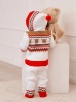 Костюм вязаный для малышей для новорожденных "Мишки"