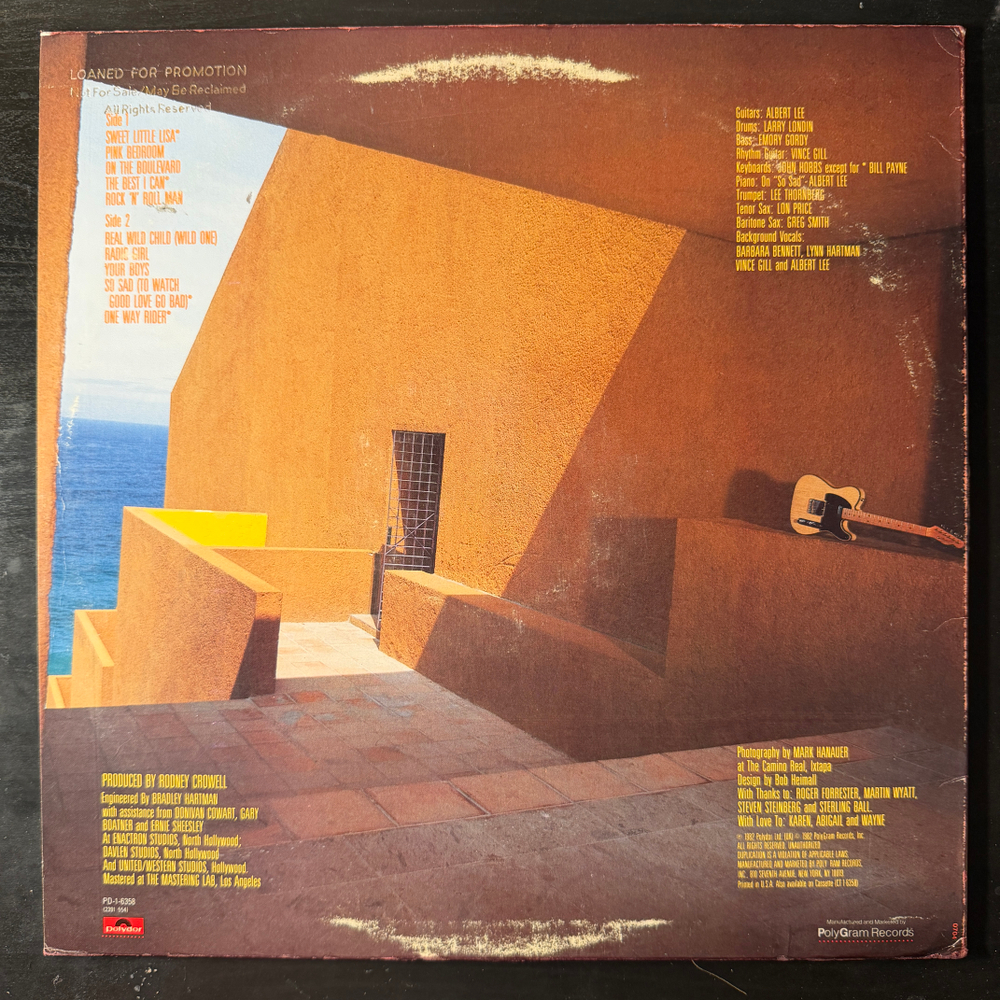 Albert Lee ‎– Albert Lee (США 1982г.)