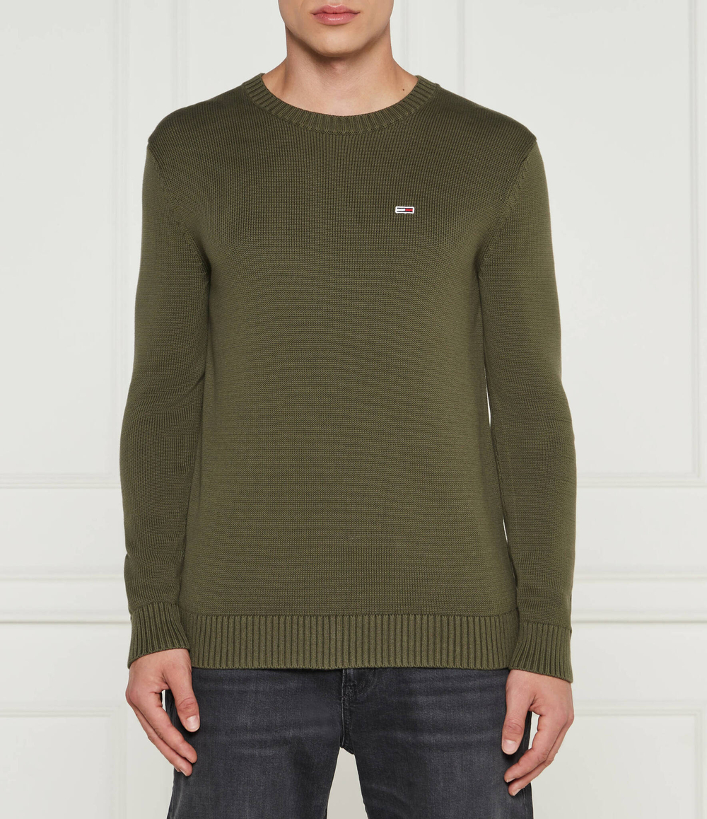 Свитер Tommy Jeans - хаки(DM0DM18370)