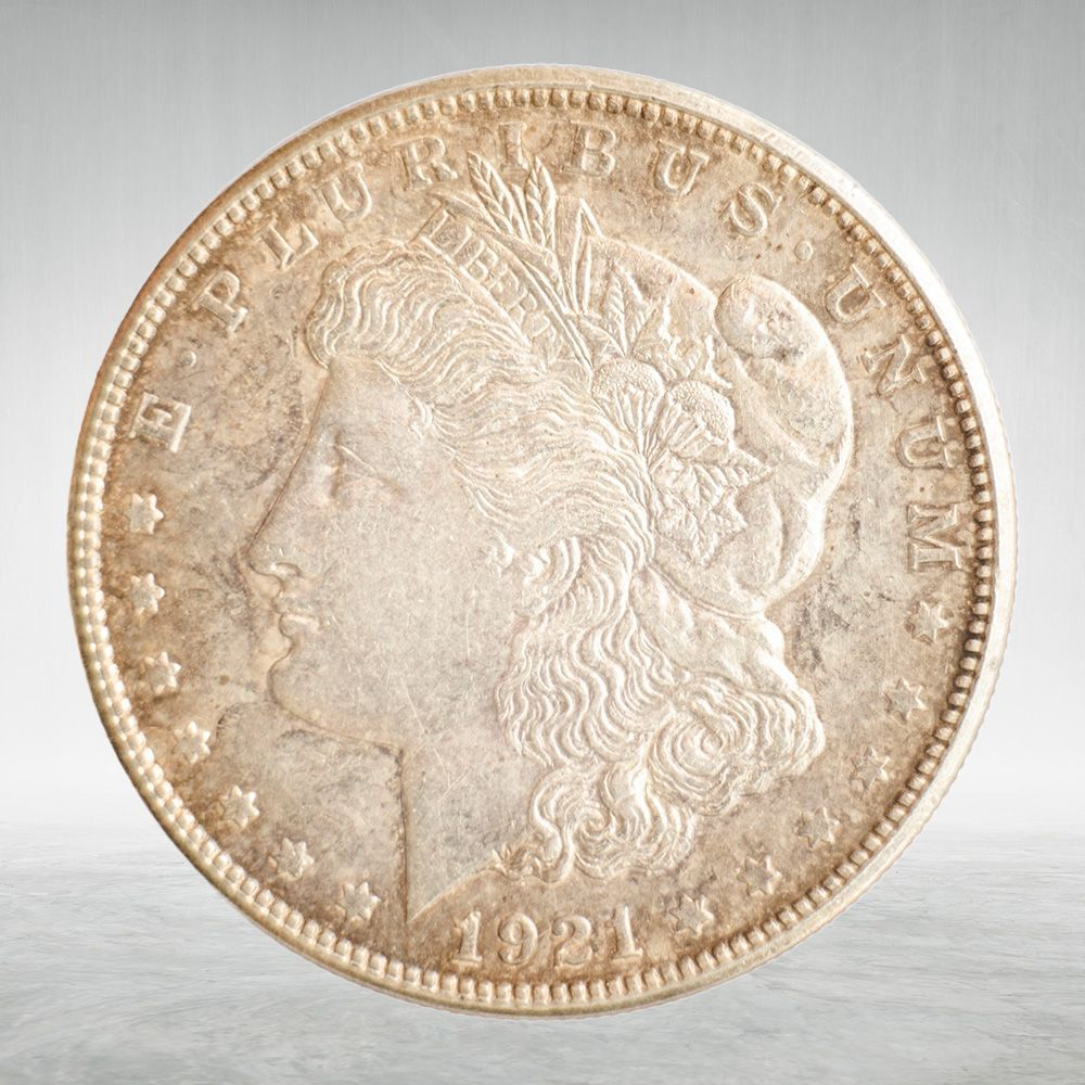 USA, 1 Dollar, 1921 - Morgan Dollar (S), VF