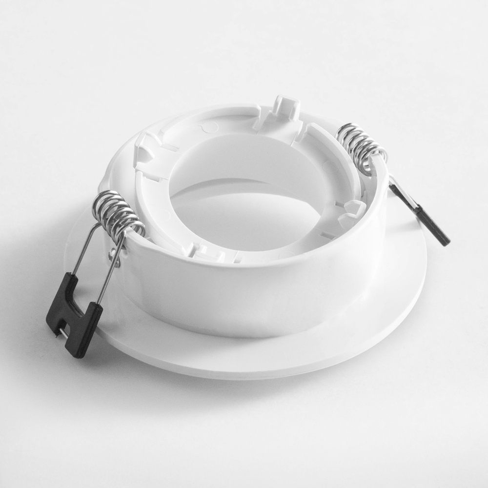 012606 Рамка (светильник) PVC д/LED-модулей 941хх и LED-ламп D50мм SINGO ROUND БЕЛЫЙ