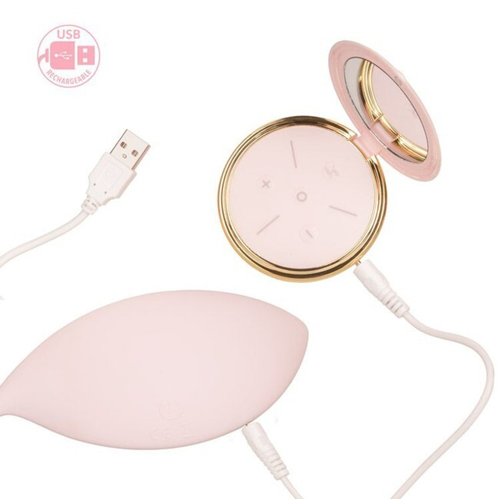 Вибромассажер для груди Inspire Vibrating Remote Breast Massager (Цвет: розовый)