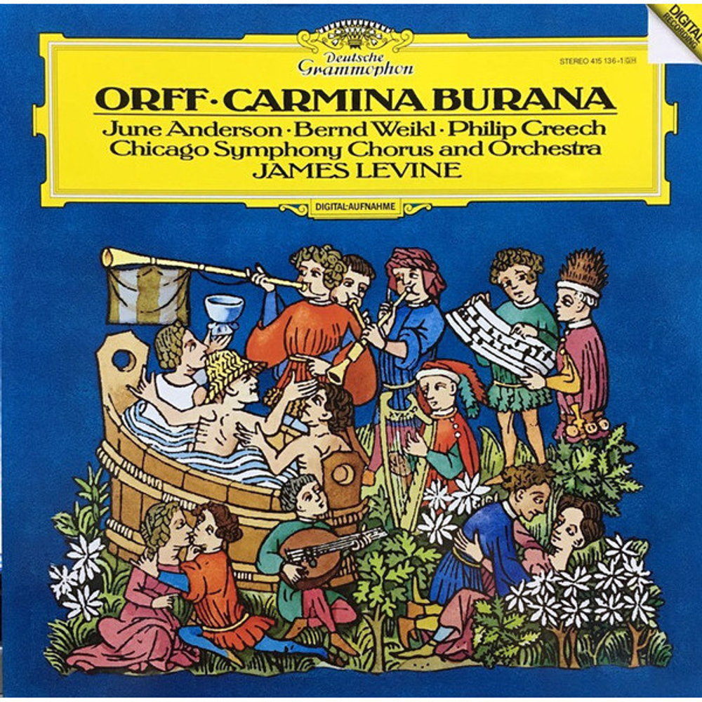 June Anderson, Bernd Weikl, Philip Creech, Chicago Symphony Orchestra & Chorus, James Levine / Orff: Carmina Burana (CD)