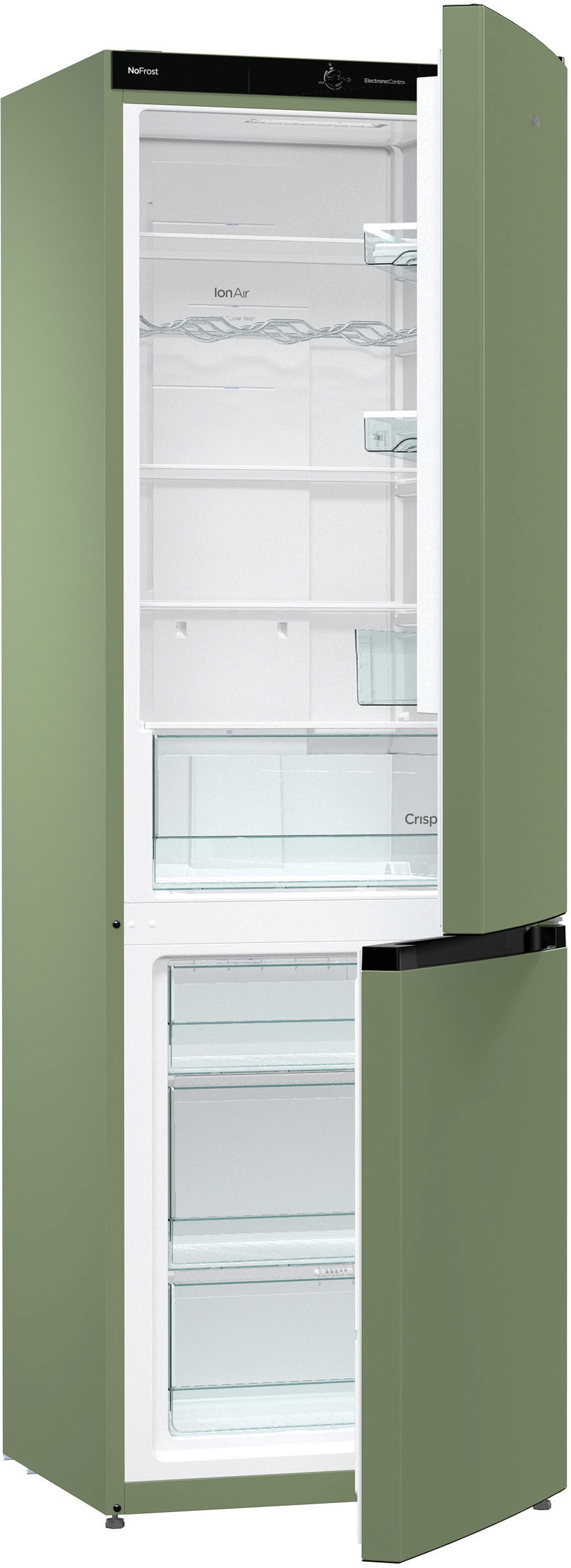Отдельностоящий двухкамерный холодильник Gorenje NRK6192COL4