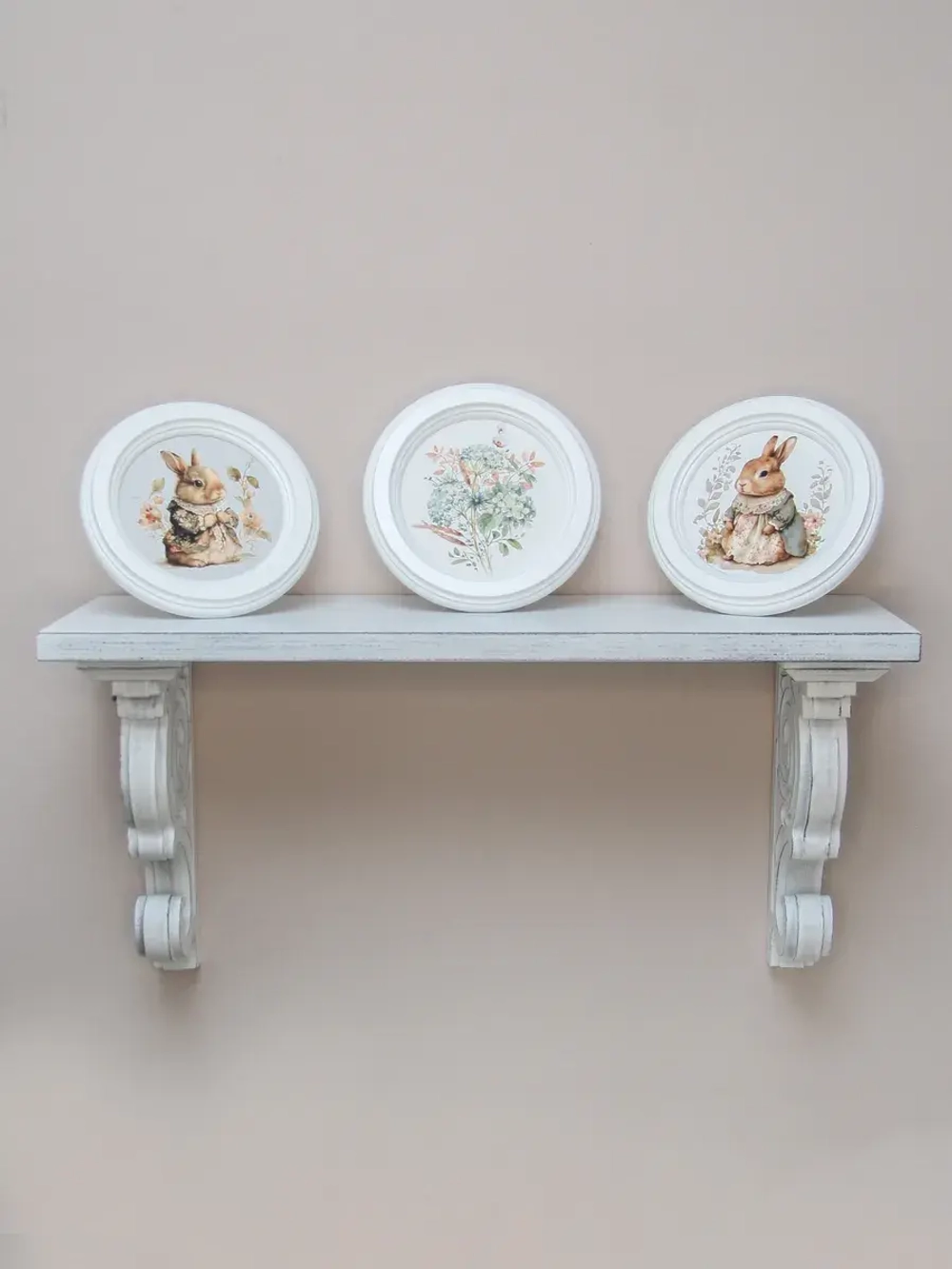 Полка настенная навесная 60 см