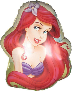 Шар (26""/66 см) Фигура, Принцесса, Русалочка Ариэль, 1 шт. В167