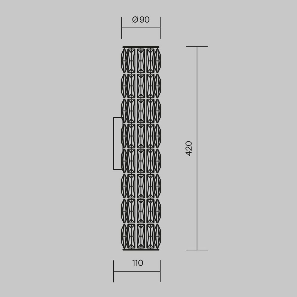 Бра Maytoni Talento DIA008WL-02CH