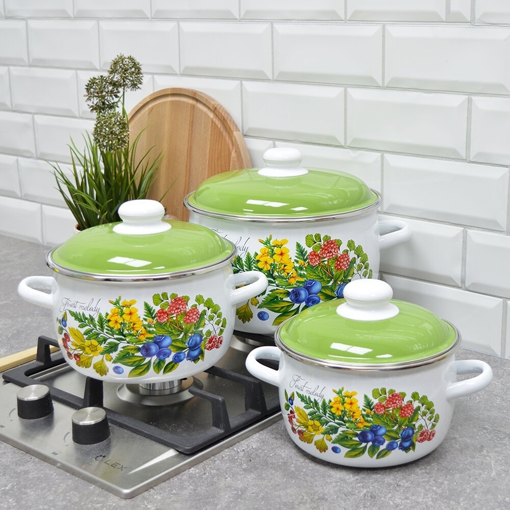 Набор кастрюль "Лесная мелодия" №19