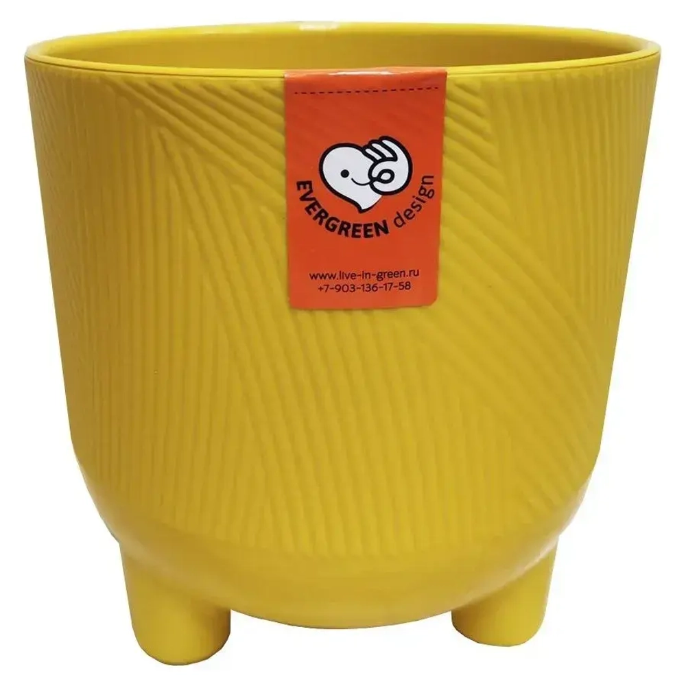 Горшок пластиковый ФИТА МЕДОВЫЙ с вклад., д. 19 н.20 4,3 л