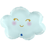 Шар Фольгированный Облако голубое (Голубой)