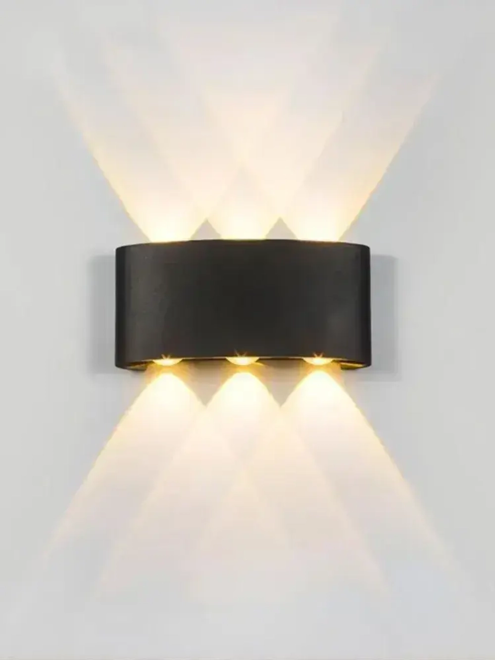 Настенный светильник, Светильник уличный LED 3000K, 6 Вт, черный