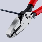 Плоскогубцы электромонтера черненые 240 мм Knipex 09 11 240
