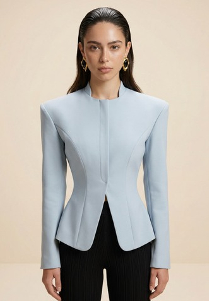 Жакет с потайной застежкой