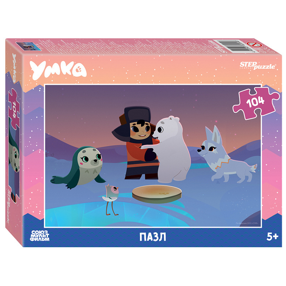 Пазлы 104 элемента 230*330мм. "Умка" (С/м)