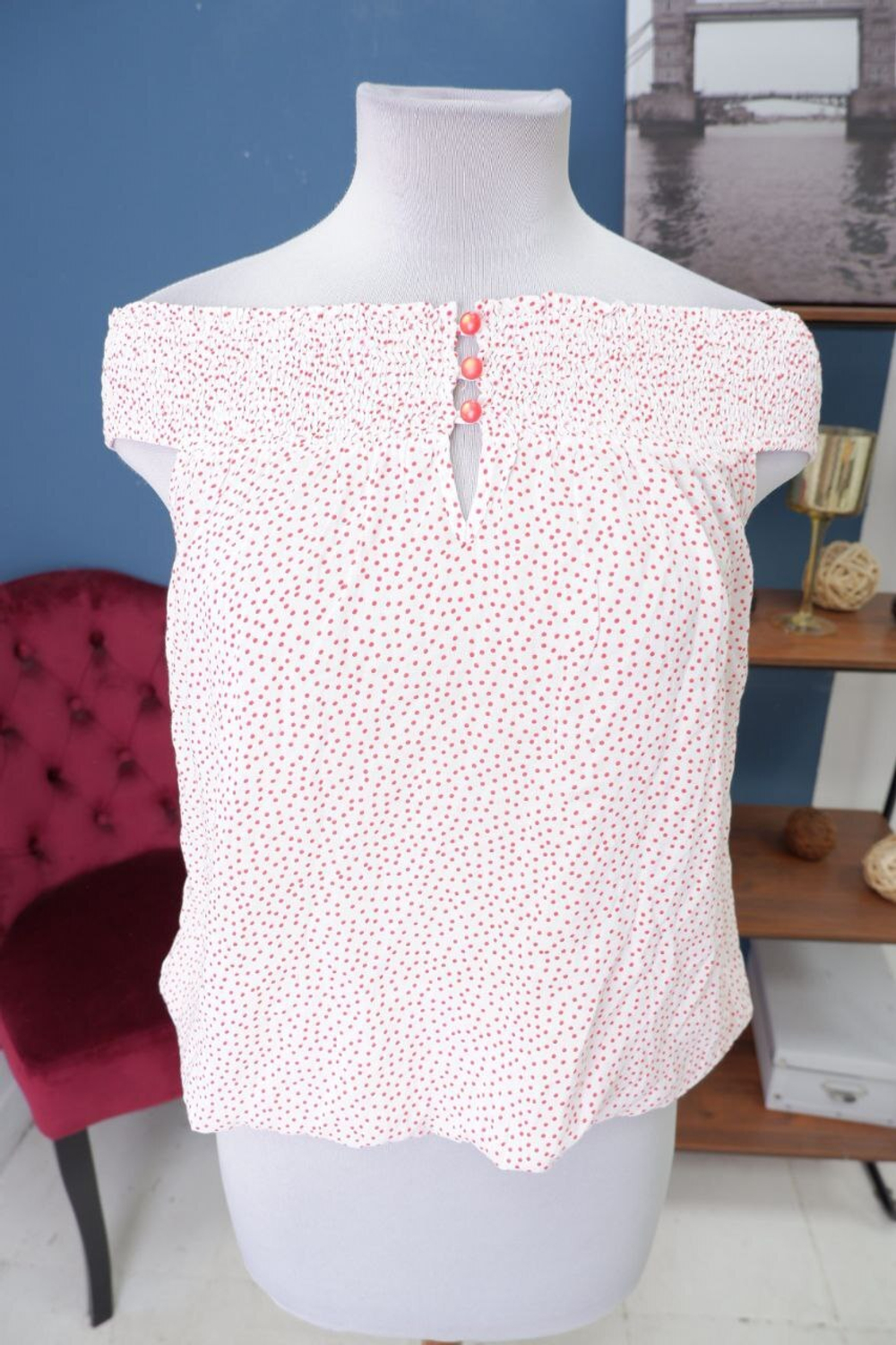 Топ Promod с открытыми плечами 46 размер