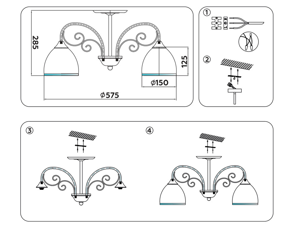 Ambrella Подвесная люстра Traditional TR3182