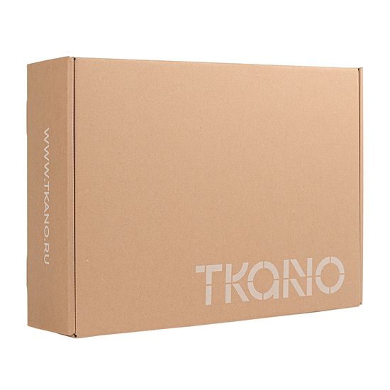 Плед из хлопка жемчужной вязки терракотового цвета из коллекции essential, 130х180 см