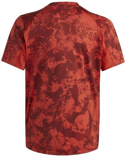 Детская теннисная футболка Adidas Boys Roland Garros T-Shirt - preloved red