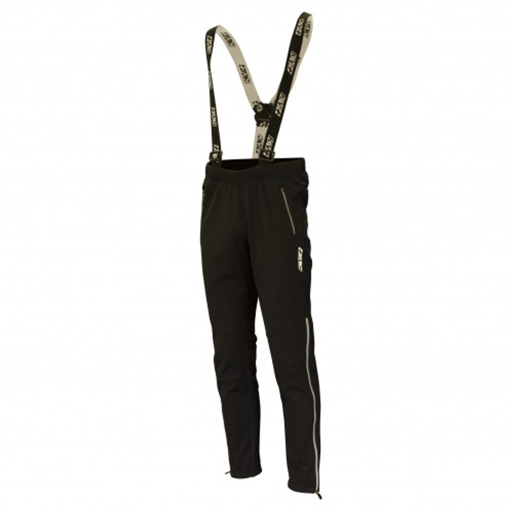 Брюки разминочные KV+ CROSS pants with braces black