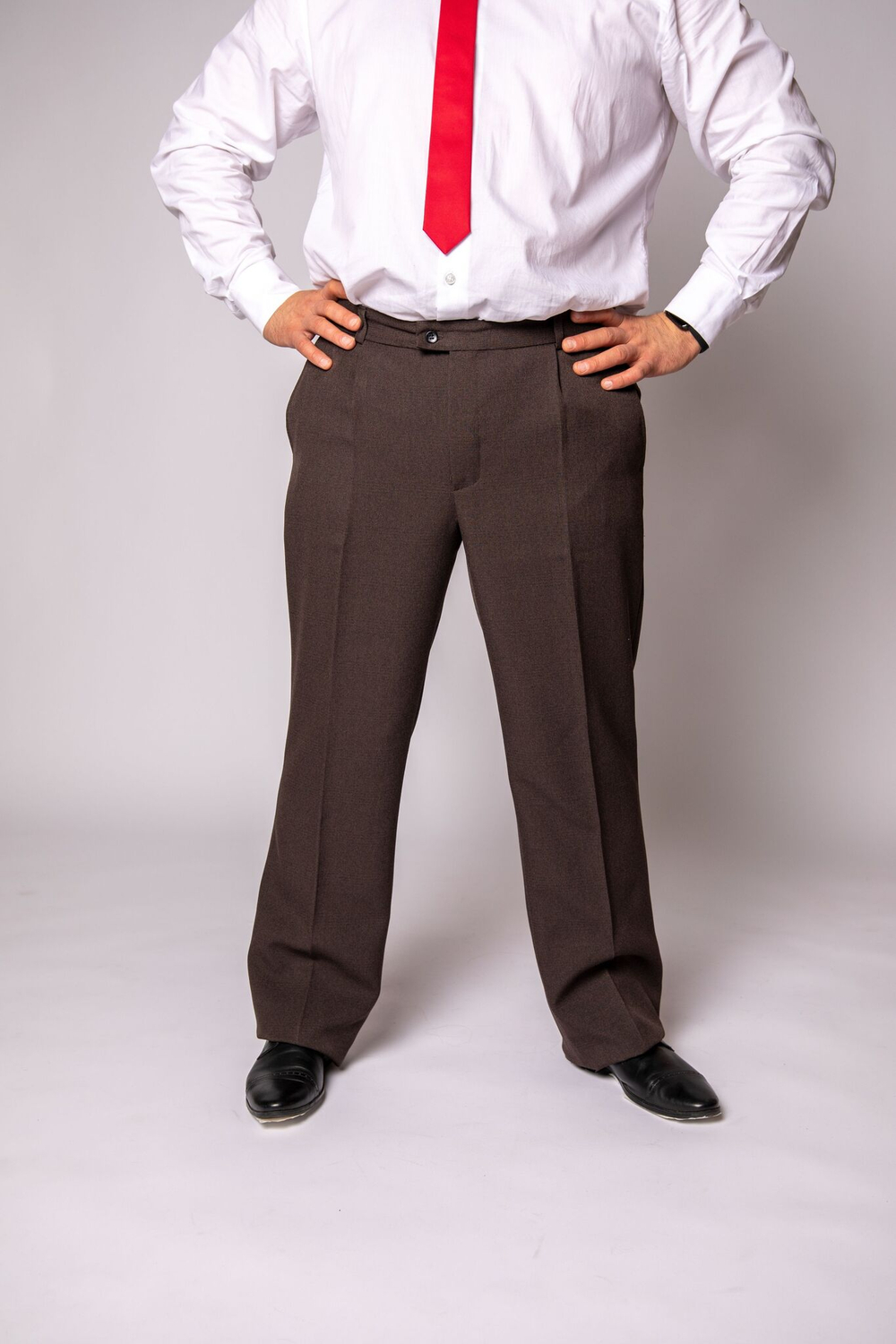 Брюки мужские чёрные демисезонные осенние весенние классические классика теплые шерстяные полушерсть костюмные офисные строгие деловые прямые 48 размер L XL