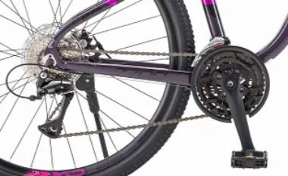 Велосипед 27,5" STELS Miss 7700, рама 15.5 темно-пурпурный