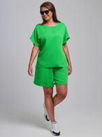 Блузка Летний драйв-4 Виотекс ЯРКО-ЗЕЛЁНЫЙ