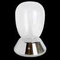 Настольная лампа диммируемая 10W 3000K прозрачный/хром Uovo III Lightstar 807904