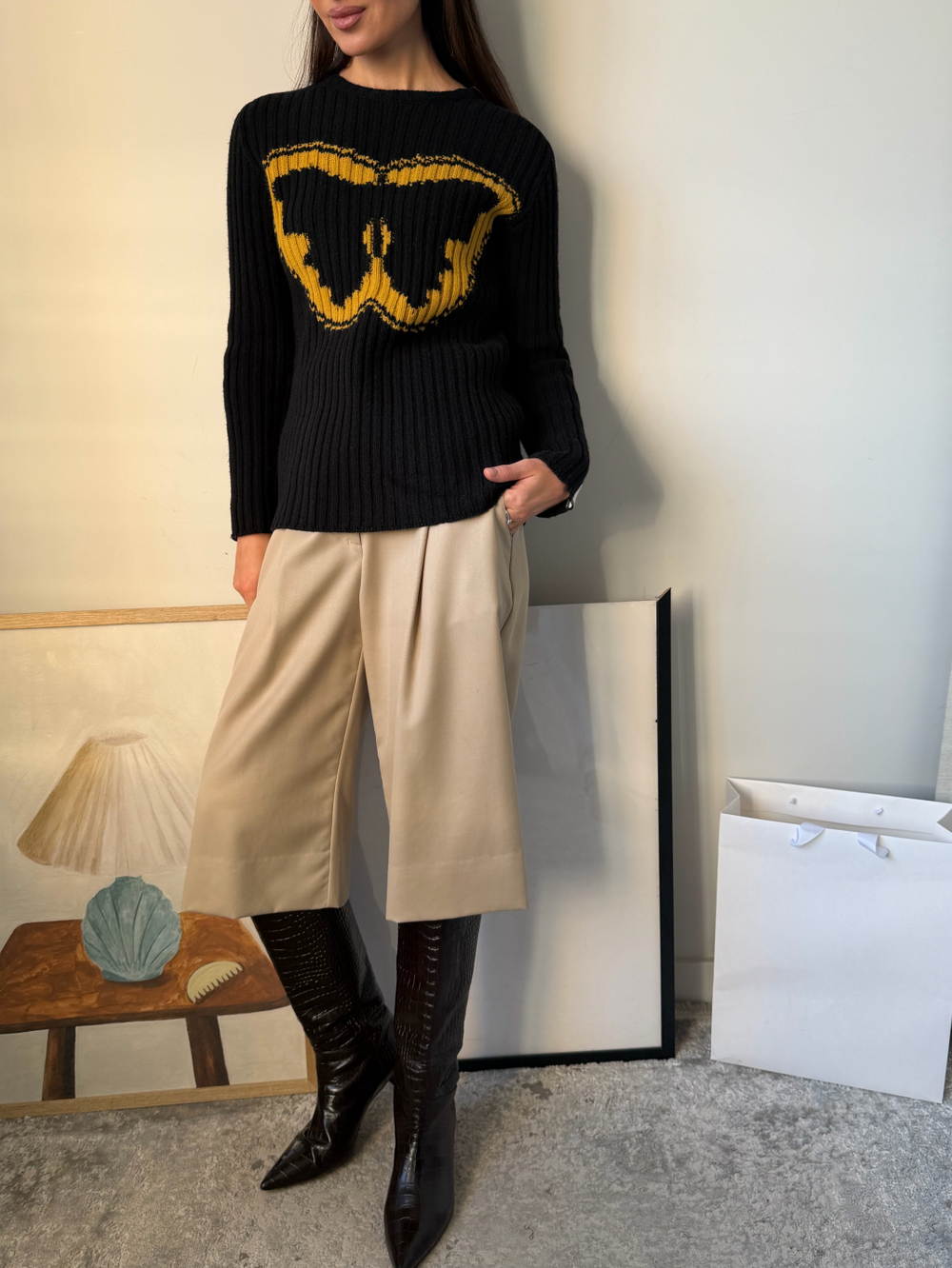 Шерстяной джемпер Valentino Spa, M