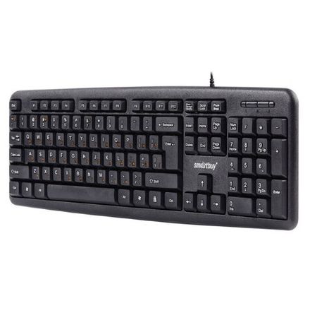 Клавиатура проводная Smartbuy ONE 112 USB (черная)