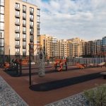 P-1804 Уличный тренажер Приседание с переменной нагрузкой ZAVODSPORTA