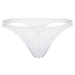 Мужские трусы тонги белые Clever Moda DESIRABLE THONG 183001