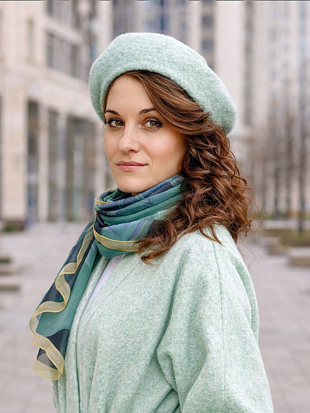 Берет / шалфей