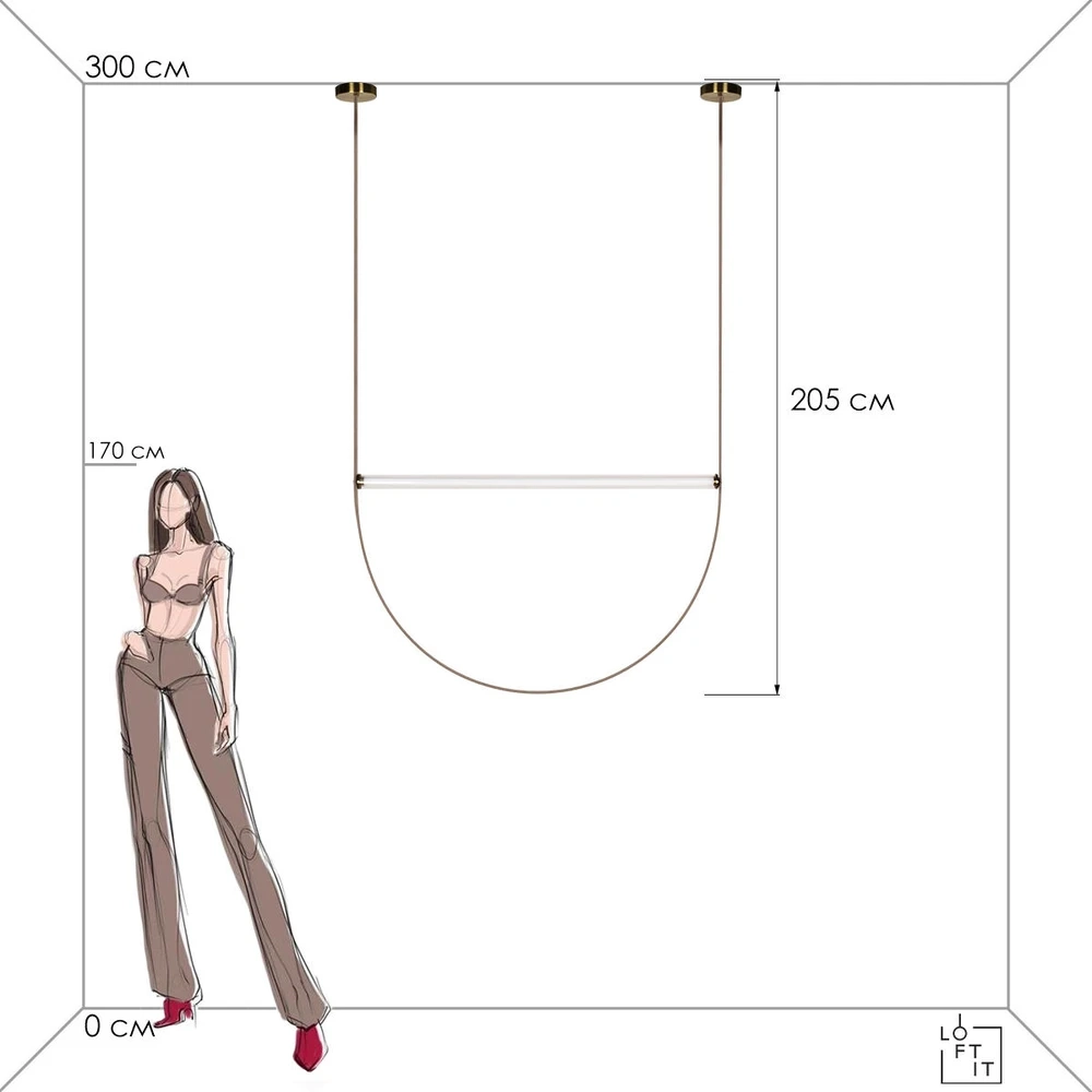 Подвесной светильник Loft It LIANA 10221/2050