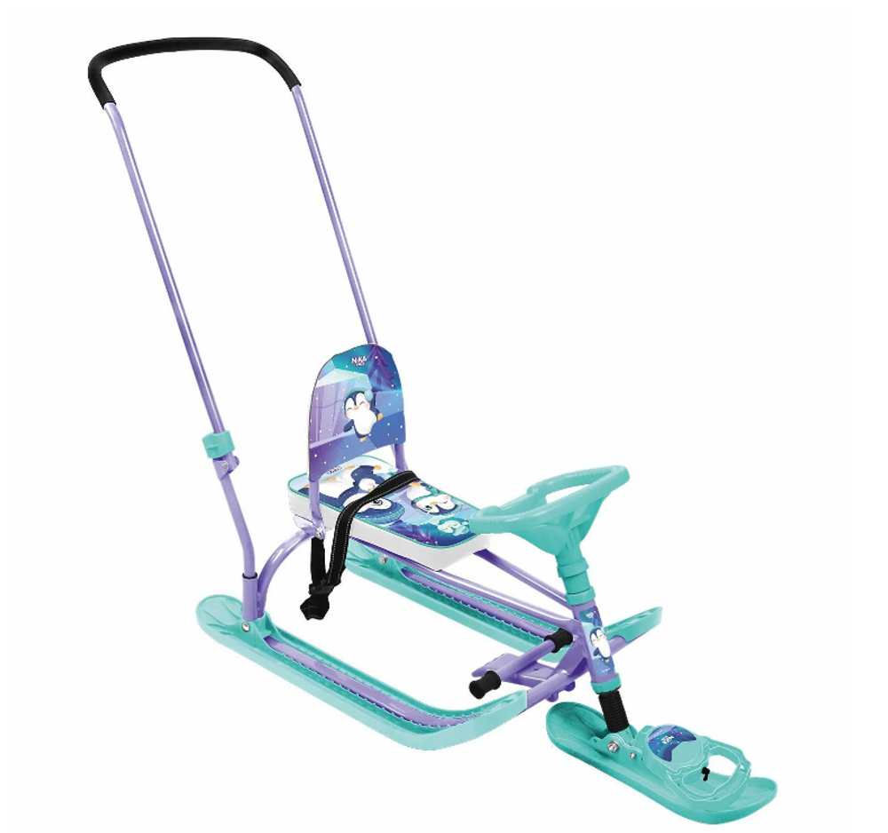Снегокат Nika Twiny2+  TW2+/П с пингвинятами