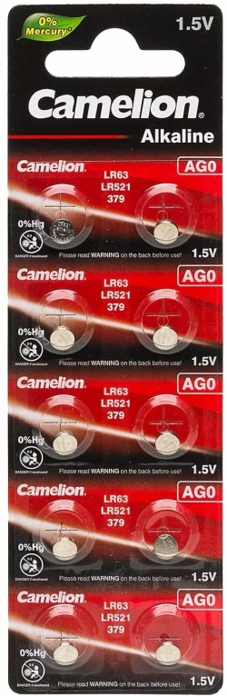 Батарейка часовая R379 (LR521 LR63 G0) Camelion