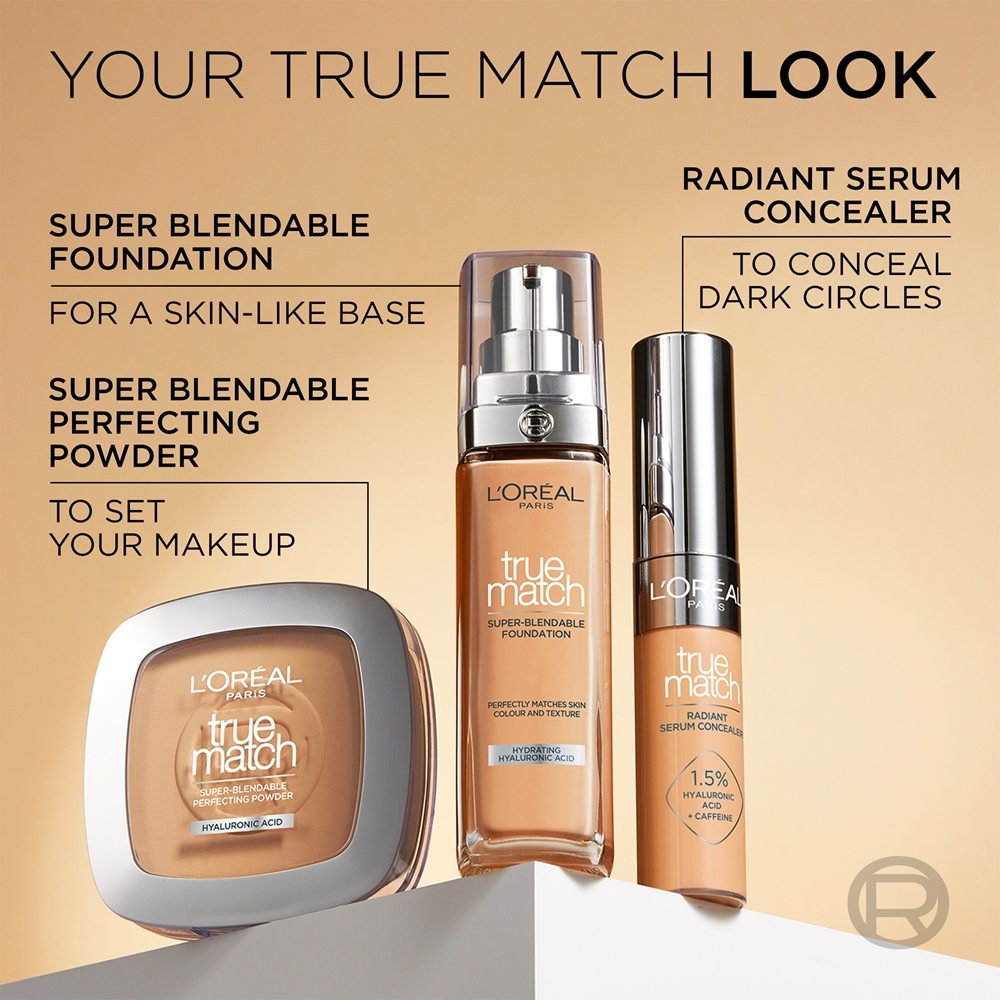 L’Oreal Paris True Match - жидкая тональная основа, 30 ml